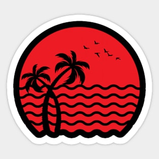 Summer Beach Sticker